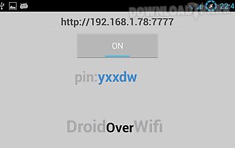 Droid over wifi