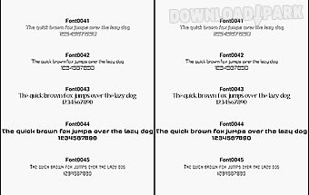 Fonts for flipfont 4