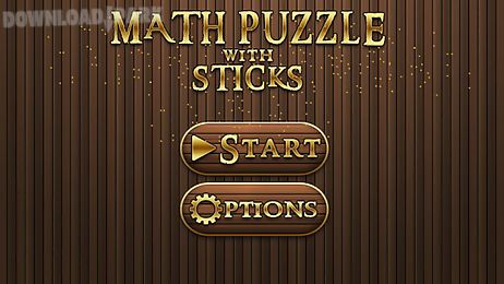 math puzzle with sticks