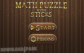 Math puzzle with sticks