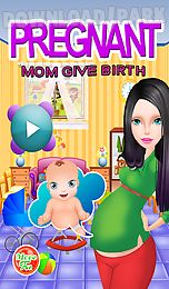 pregnant mom gives birth