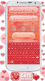 cute hearts keyboard designs