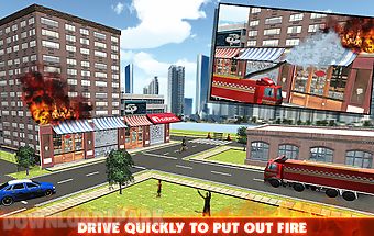 Fire rescue truck simulator