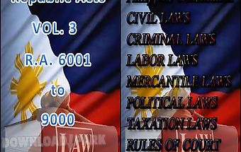 Philippine laws - vol. 3