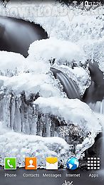 frozen waterfalls