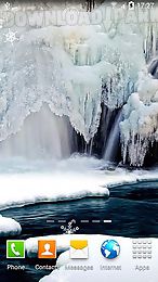 frozen waterfalls