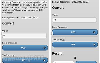 Live currency converter app