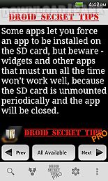 droid secret tips