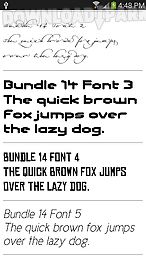 fonts for samsung 1000+