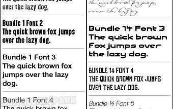 Fonts for samsung 1000+