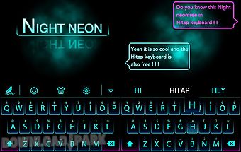 Night neon for hitap keyboard