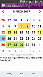 brasil calendário 2017