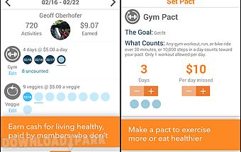 Pact: earn cash for exercising