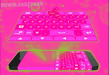 pink keyboard personalization