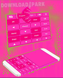 pink keyboard personalization