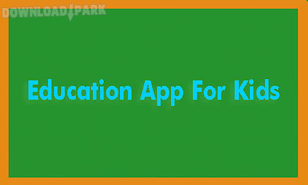 education app for kids