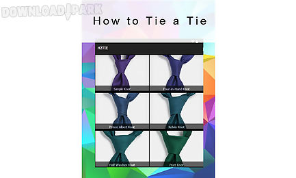 how tie a tie