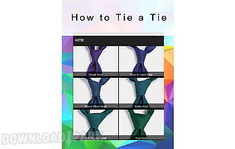 How tie a tie