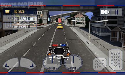 drive & chase: police car 3d