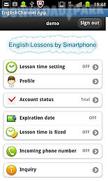 english lessons by smartphone