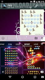 sport art - emoji keyboard