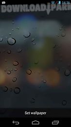 rain drops live 3d wallpaper 