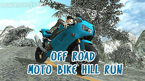 off road moto bike hill run