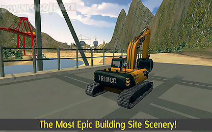 hill climb excavator & truck