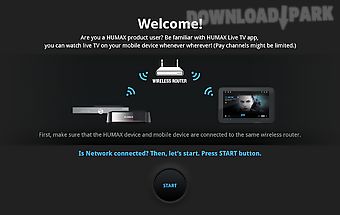 Humax live tv for tablet