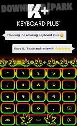 keyboard neon rasta