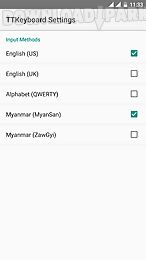 ttkeyboard - myanmar keyboard