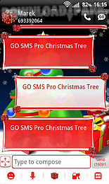 christmas tree for go sms pro