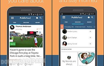 Publicfeed: nearby social news