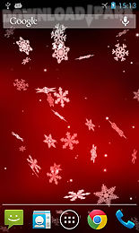 snowflake 3d live wallpaper