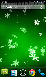 snowflake 3d live wallpaper