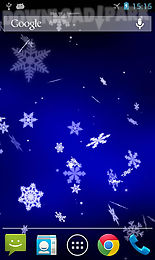 snowflake 3d live wallpaper