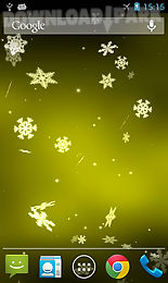 snowflake 3d live wallpaper