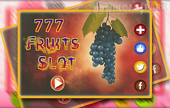 777 jackpot fruit slots