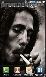 bob marley smoking live wallpaper