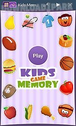 kids memory game new edition