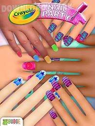 crayola nail party: nail salon