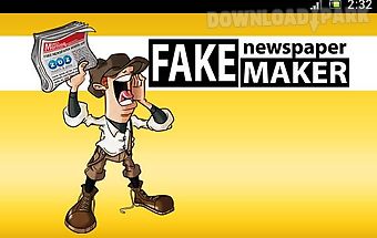 Fake newspaper maker creator