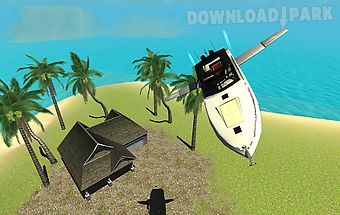 Flying yacht simulator