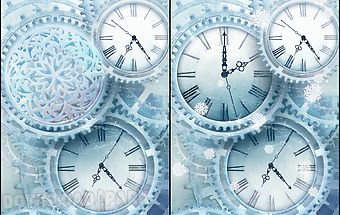 Free ice world time clock hd