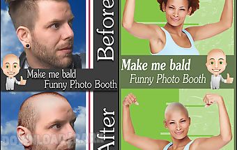 Make me bald funny photo booth