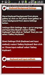 gallery keyboard