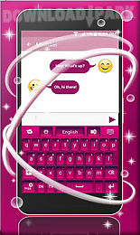 keyboard color pink theme