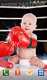 laughing baby cracked screen