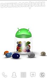 3d jelly bean live wallpaper