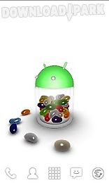 3d jelly bean live wallpaper